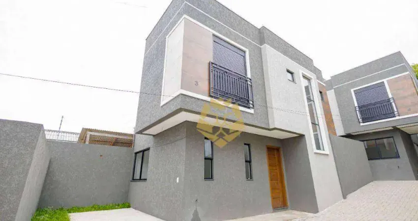 Sobrado com 3 dormitórios à venda, 87 m² por r$ 529.000,00 - bairro alto - curitiba/pr