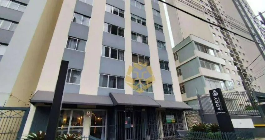 Apartamento com 1 dormitório para alugar, 36 m² por r$ 1.500/mês - centro - curitiba/pr