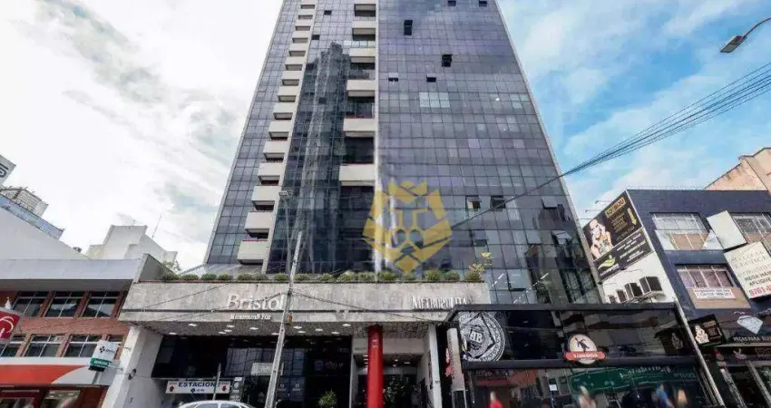 Sala para alugar, 120 m² por r$ 1.750/mês - centro - curitiba/pr