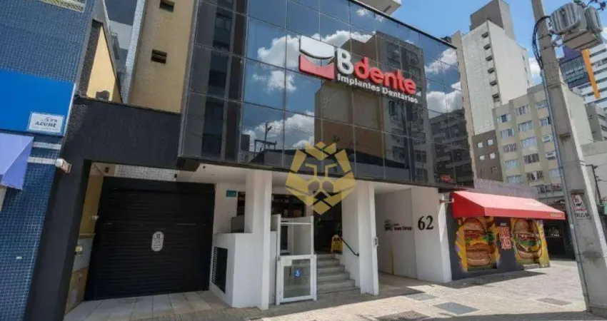 Sala comercial no executive tower , 42 m² - venda por r$ 170.000 ou aluguel por r$ 1.200/mês - centro - curitiba/pr