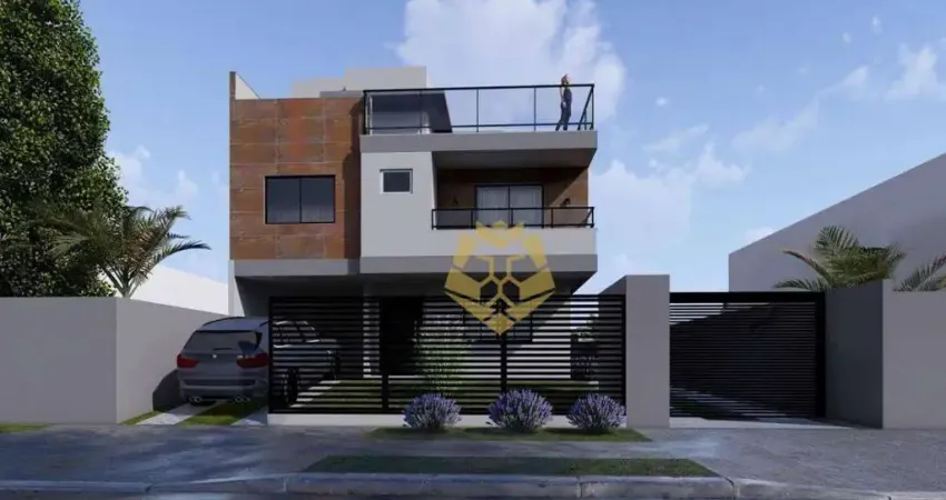 Sobrados em construção com 3 dormitórios à venda, 135 m² por r$ 899.000 - santa felicidade - curitiba/pr