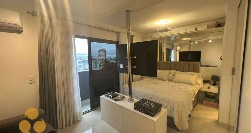 Studio com 1 dormitório, 34 m² - venda por r$ 530.000,00 ou aluguel por r$ 4.989,00/mês - centro - curitiba/pr