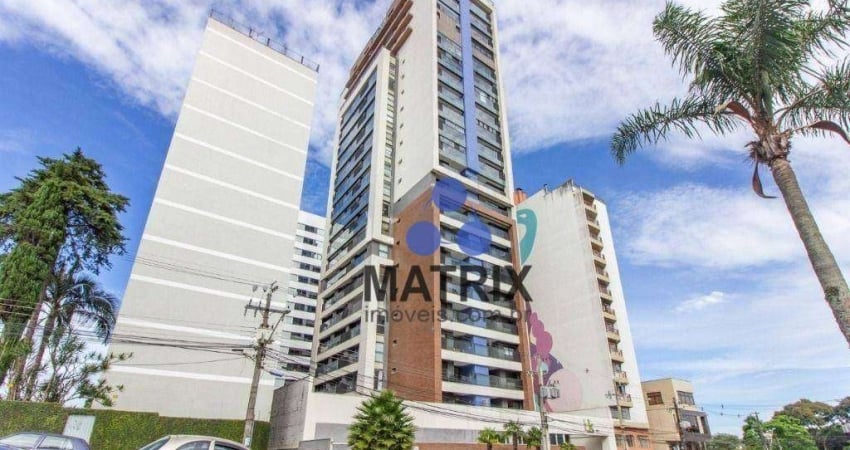 Studio Mobiliado com 1 dormitório e 1 vaga de garagem para alugar, 35 m² por R$ 2.600/mês - Bigorrilho - Curitiba/PR