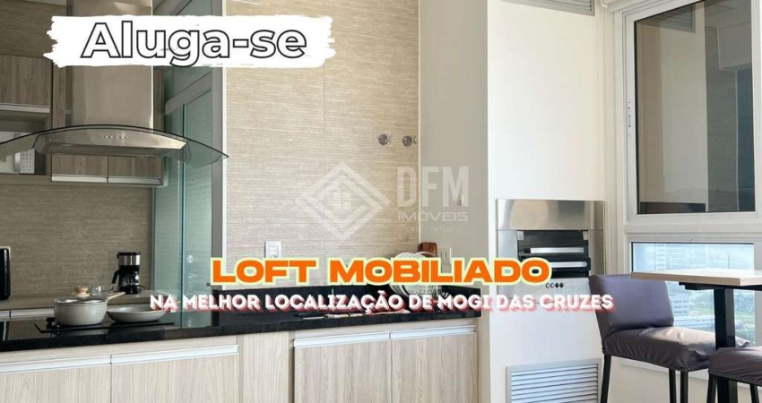 Trend Loft Nova Mogilar - Apartamento Loft mobiliado para alugar na melhor localização de Mogi das Cruzes, SP.