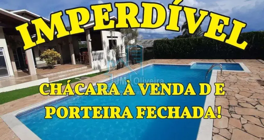 CHACARA A VENDA DE PORTEIRA FECHADA CONDOMINIO PINHEIROS DO LAGO ALAMBARI SP