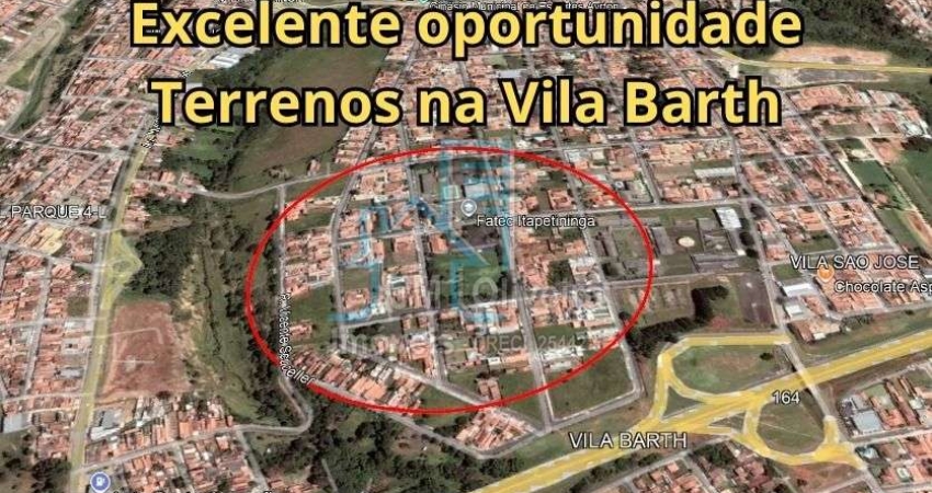 Terrenos a venda Vila Barth, Itapetininga, SP