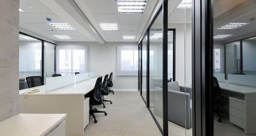 Sala comercial com 5 salas para alugar na Avenida Engenheiro Luís Carlos Berrini, 105, Cidade Monções, São Paulo