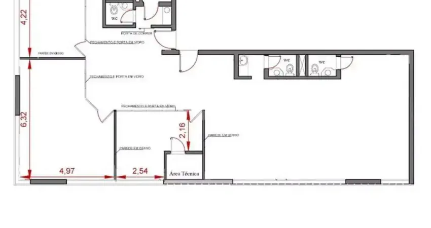 Sala comercial com 4 salas para alugar na Alameda Vicente Pinzon, 144, Vila Olímpia, São Paulo