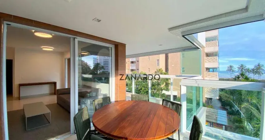 Apartamento vista mar e pé na grama para locação em Riviera de São Lourenço