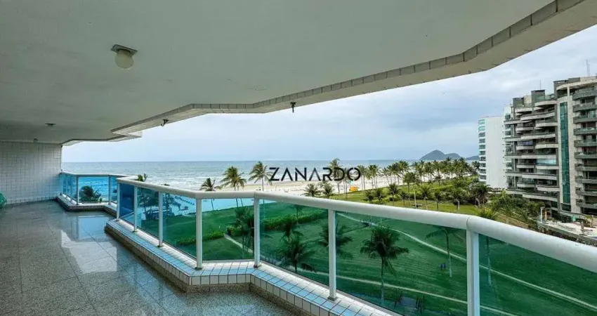 Apartamento na areia para locação na riviera de são lourenço