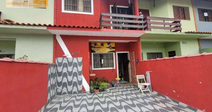 Sobrado com 2 dormitórios à venda, 73 m² por R$ 280.900,00 - Cibratel II - Itanhaém/SP