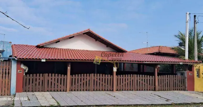Casa com 6 dormitórios à venda, 301 m² por r$ 480.000,00 - gaivota - itanhaém/sp