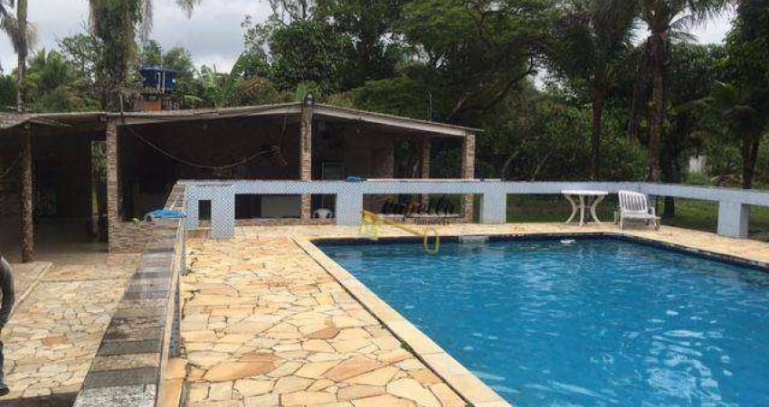 Chácara com 7 dormitórios à venda, 5600 m² por R$ 636.000,00 - Jardim São Fernando - Itanhaém/SP