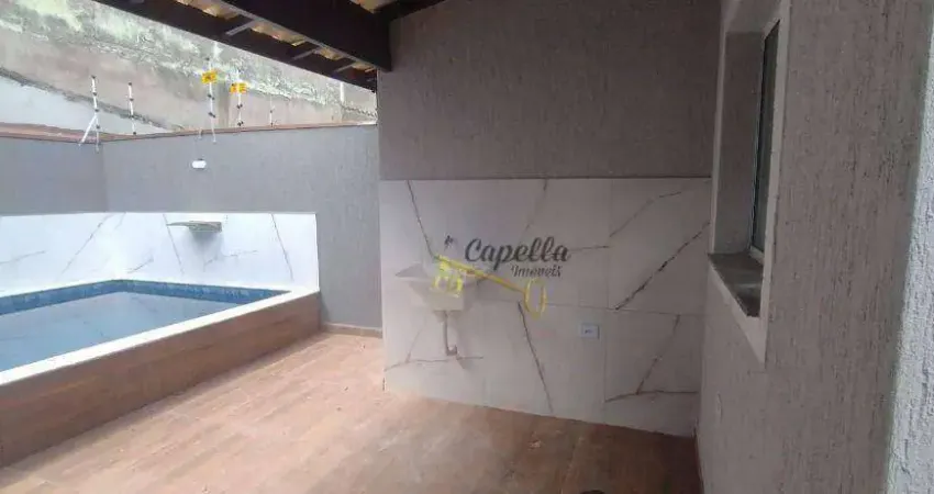 Casa com 2 dormitórios à venda, 69 m² por r$ 370.000,00 - balneário gaivota - itanhaém/sp