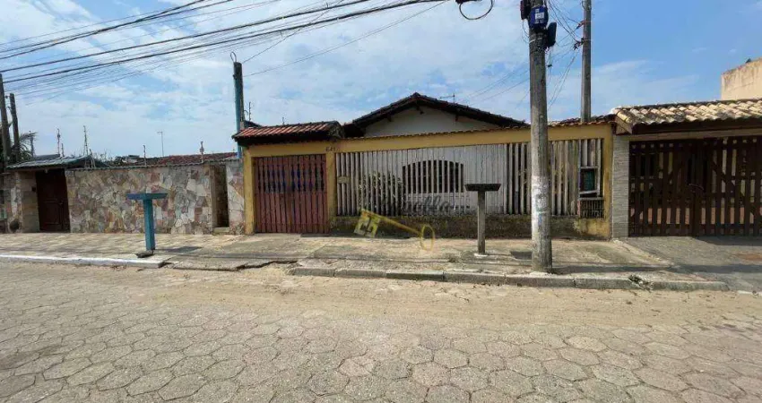 Casa com 3 dormitórios à venda, 129 m² por r$ 250.000,00 - balneário gaivota - itanhaém/sp