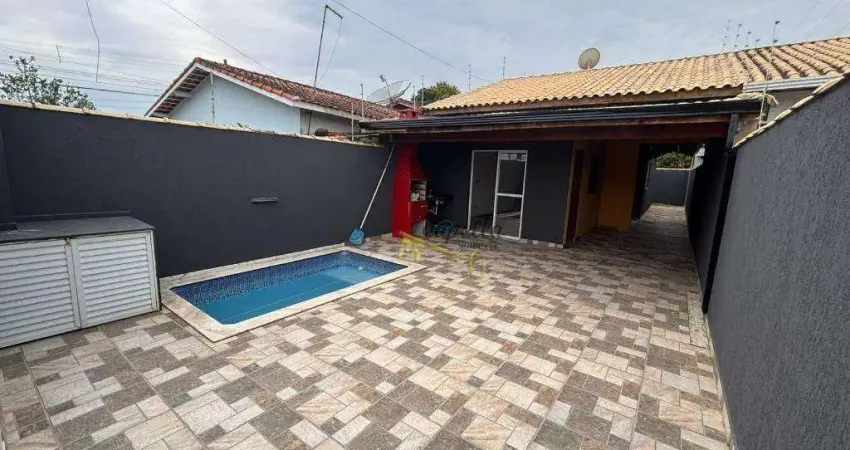 Casa com 2 dormitórios à venda, 70 m² por r$ 349.000 - balneário são joão batista ii - peruíbe/sp