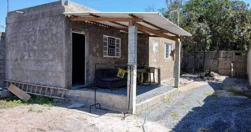 Casa com 1 dormitório à venda, 55 m² por r$ 200.000 - 0 - peruíbe/sp