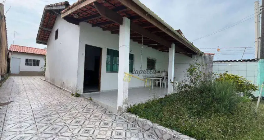 Casa com 2 dormitórios à venda, 140 m² por r$ 450.000,00 - balneario gaivotas - itanhaém/sp
