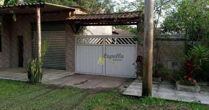 Casa com 3 dormitórios à venda, 130 m² por r$ 220.000 - jamaica - interior - itanhaém/sp