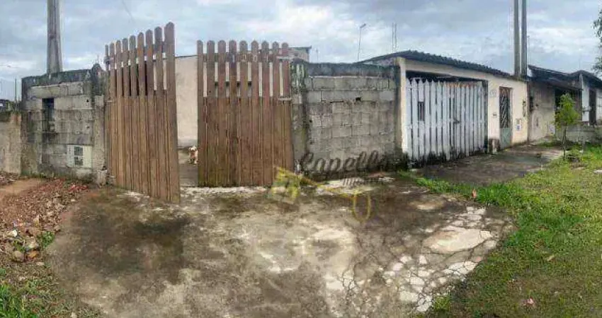 Casa com 2 dormitórios à venda, 75 m² por r$ 240.000 - balneário novaro - itanhaém/sp
