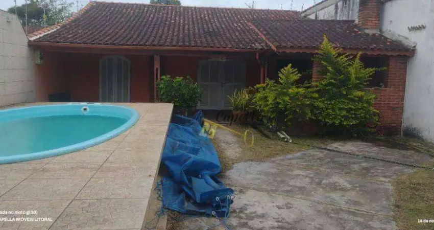 Casa com 2 dormitórios à venda, 145 m² por r$ 350.000,00 - balneário gaivota - itanhaém/sp