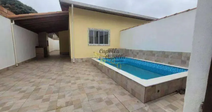 Casa com 2 dormitórios à venda, 72 m² por r$ 310.000,00 - jardim lindomar - itanhaém/sp