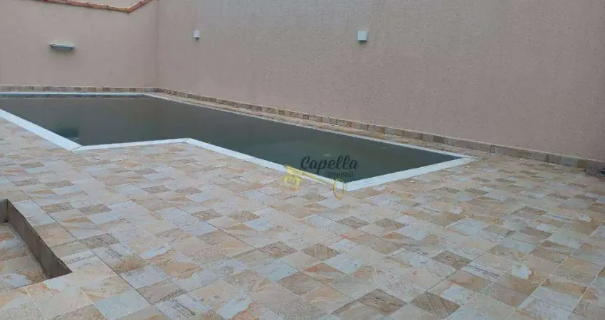 Casa com 3 dormitórios à venda, 140 m² por r$ 750.000 - balneário gaivota - itanhaém/sp