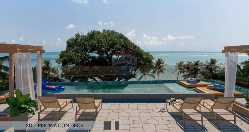 FLAT à venda, vista mar e pé na areia, Jardim Oceania, João Pessoa, PB