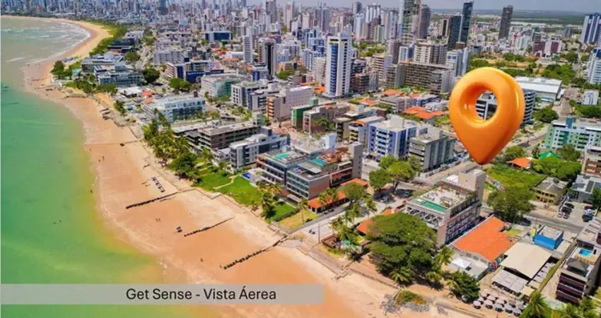 Flat à venda, vista mar e pé na areia, jardim oceania, joão pessoa, pb