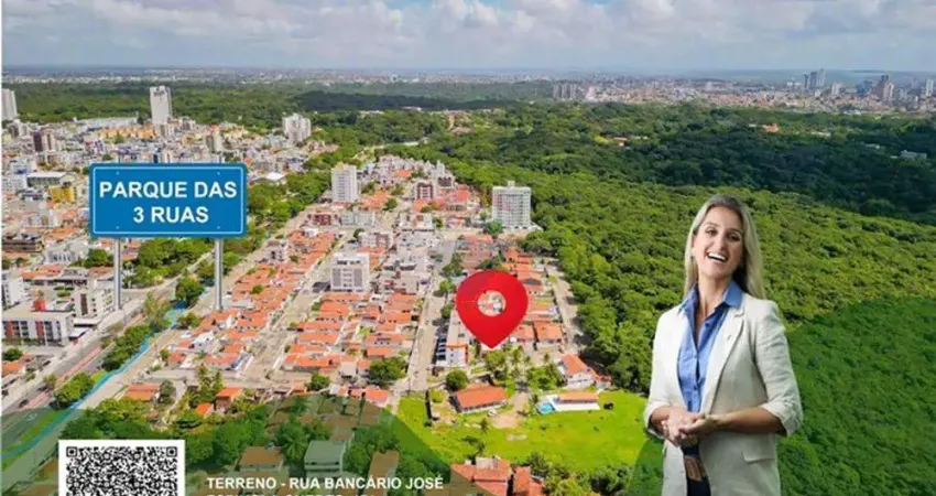 Terreno à venda, 388 m2 nos Bancários  - 500m do Parque das 3 Ruas - João Pessoa PB