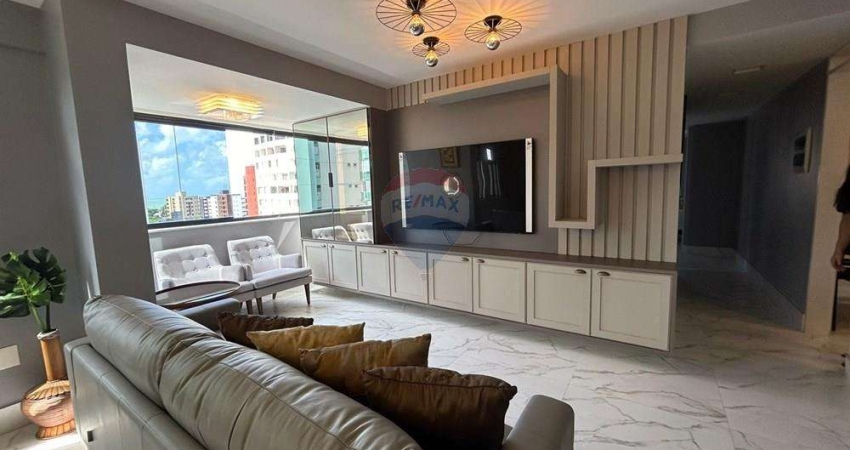 Apartamento para locação, Moderno e Luxuoso em Tambaú, com 3 quartos sendo 2 suítes, João Pessoa - PB.