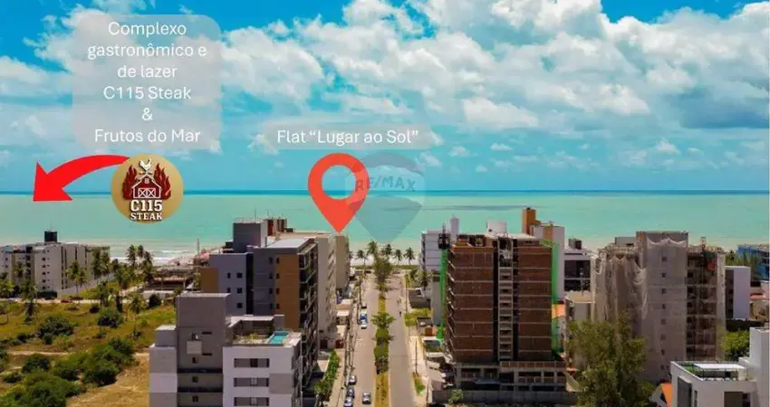 Flat à venda, junto a praia e vista mar definitiva, mar bello, intermares, cabedelo pb