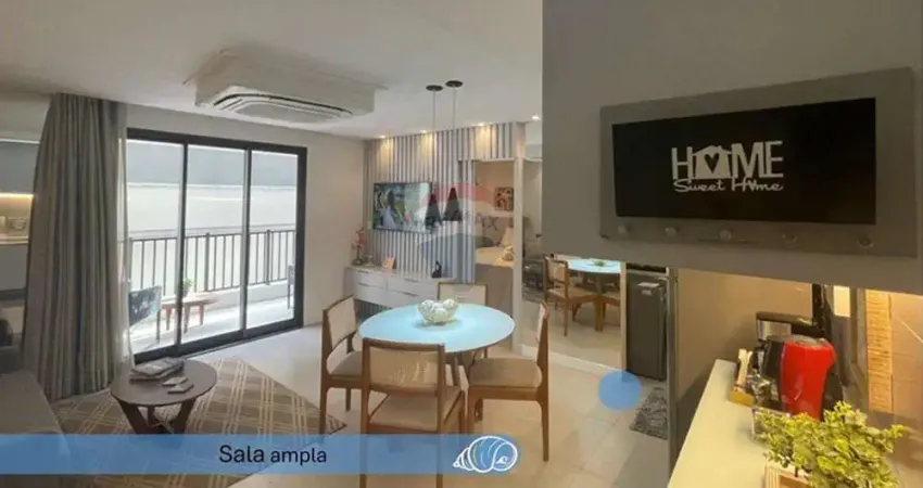 Apartamento a venda, 1 quarto, pé na areia, jardim oceania, joão pessoa, pb