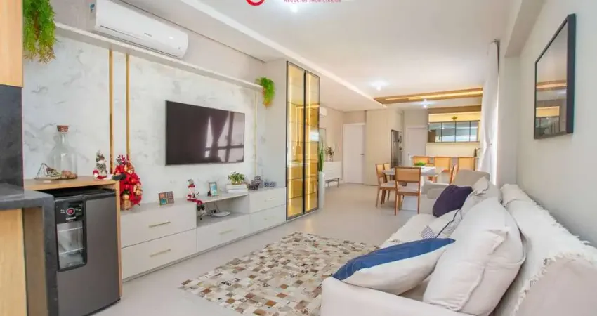 Apartamento mobiliado a 180m da praia do mar grosso – elegância e conforto