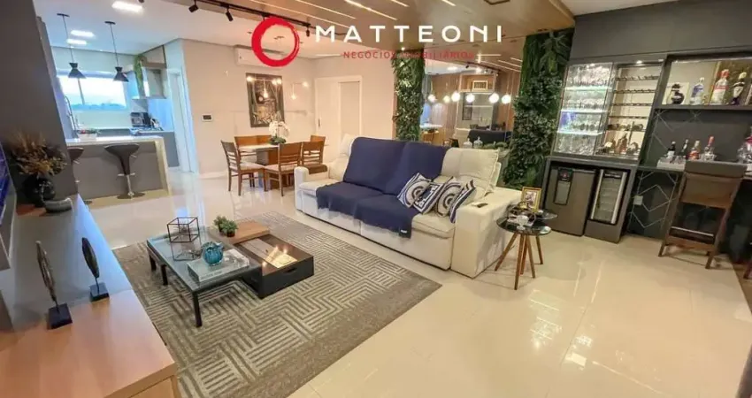 Apartamento mobiliado com 3 dormitórios e 143m² em localização nobre