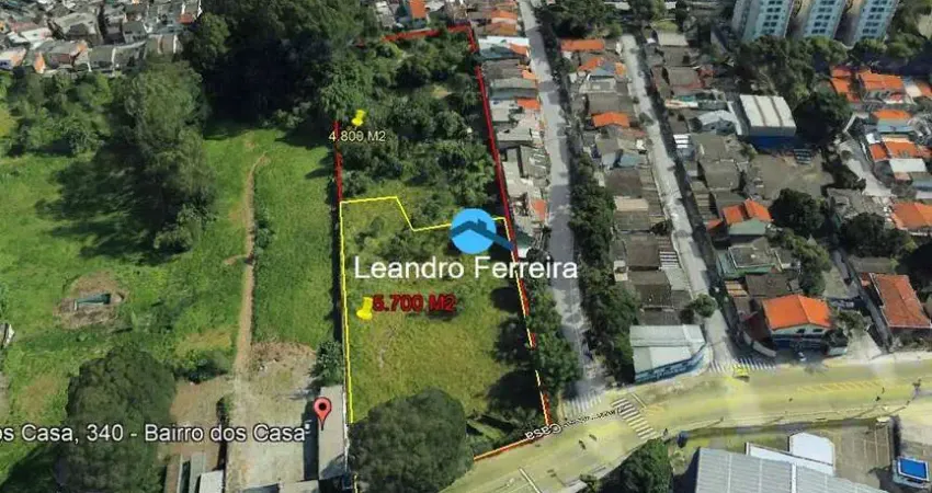 Terreno à venda na Estrada dos Casa, Dos Casa, São Bernardo do Campo