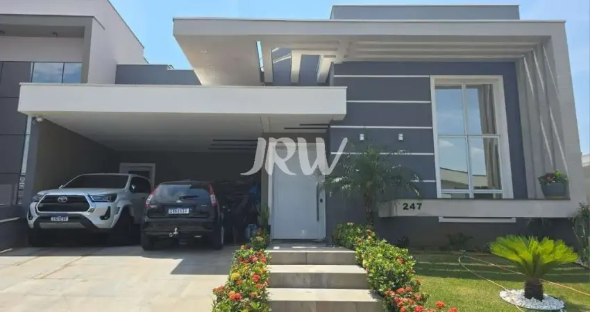 Casa térrea para venda no condomínio maria josé em indaiatuba - sp área terreno 300 m² área construída 195 m² 3 suítes 4 vagas de garagem sendo 2 c