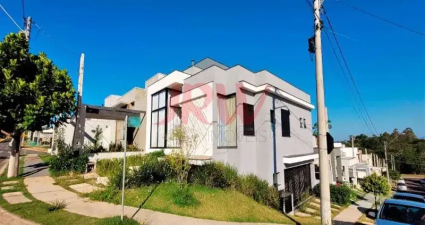 Linda Casa Térrea de esquina com 03 suítes (sendo 01 master) no Condomínio Montreal em Indaiatuba São Paulo.