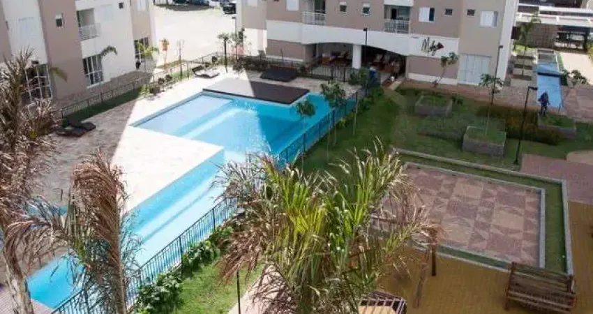 Apartamento com 2 quartos sendo um suíte ,cozinha com armários planejados, sala de jantar e estar, banheiro social, área de serviço com armário.