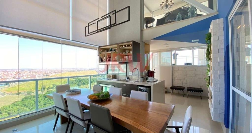 ESPETACULAR COBERTURA DUPLEX COM MEZANINO NO CONDOMÍNIO LE JARDIN INDAIATUBA