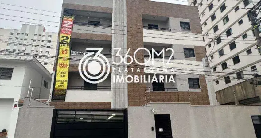 Cobertura para venda em santo andré, vila assunção, 2 dormitórios, 1 suíte, 3 banheiros, 2 vagas