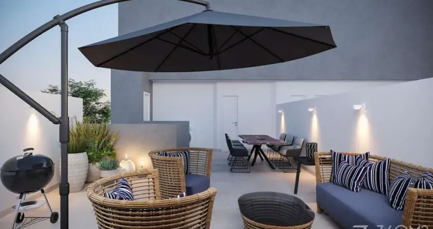 Cobertura para Venda em Santo André, Vila Guiomar, 2 dormitórios, 1 banheiro, 1 vaga