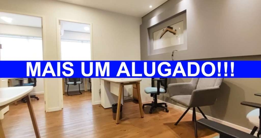 SALA COMERCIAL COM 42M²  MOBILIADA, AR CONDICIONADOS, 1 VAGAS DE GARAGEM, AR CONDICIONADO, SHOPPING JARDIM SUL, RUA NELSON GAMA DE OLIVEIRA.