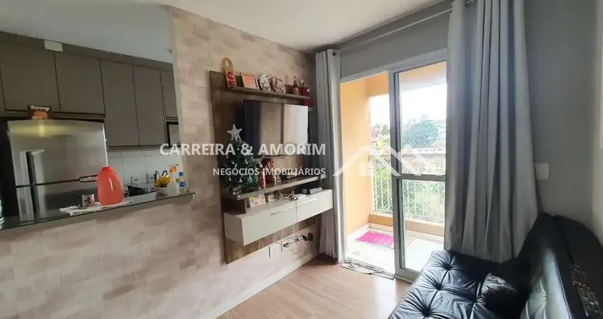 Apartamento a venda, 2 dormitórios, sala 2 ambientes e sacada com vista panoramica, cozinha, área de serviços. vaga de garagem. jardim casa blanca.
