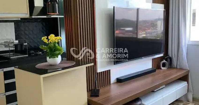 Apartamento (mobiliado) a venda com 47m², 2 dormitórios, garagem, condomínio vila arboris cores, jardim helga - metrô campo limpo.