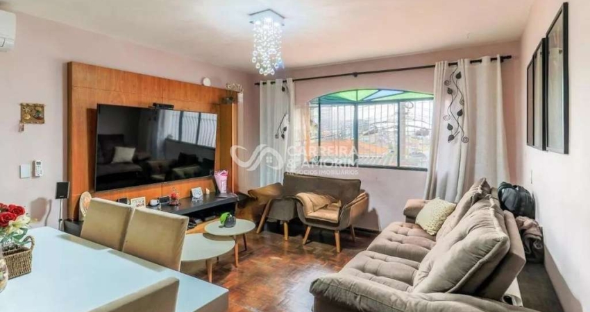 SOBRADO A VENDA 90m² 02 DORMITÓRIOS, SALA, COZINHA COM PLANEJADOS, CHURRASQUEIRA, 02 VAGAS DE GARAGEM, JARDIM MONTE AZUL, METRÔ GIOVANNI GRONCHI.