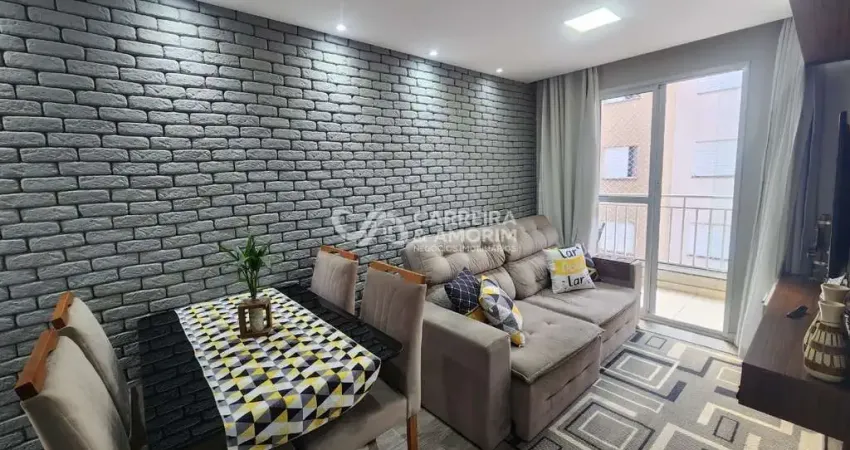 Apartamento a venda, 49m², 2 dormitórios, varanda gourmet, 01 vaga - condomínio reserva da seringueira. metrô capão redondo. parque fernanda.