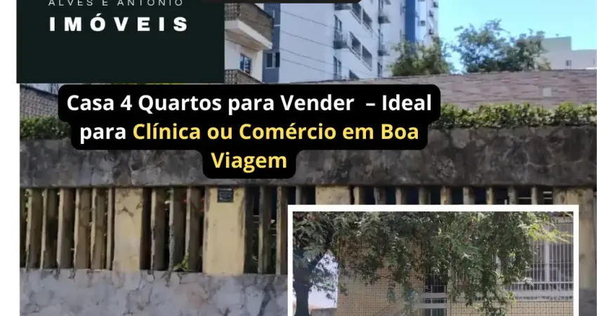 Casa com 4 quartos para alugar na Rua Francisco de Barros Barreto, 446, Boa Viagem, Recife