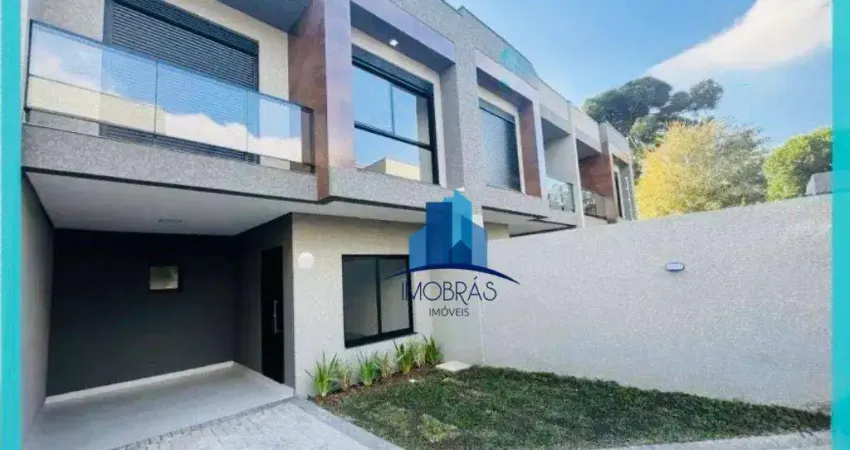 Sobrado com 3 dormitórios novo  para alugar, 110 m² por r$ 4.650/mês - uberaba - curitiba/pr