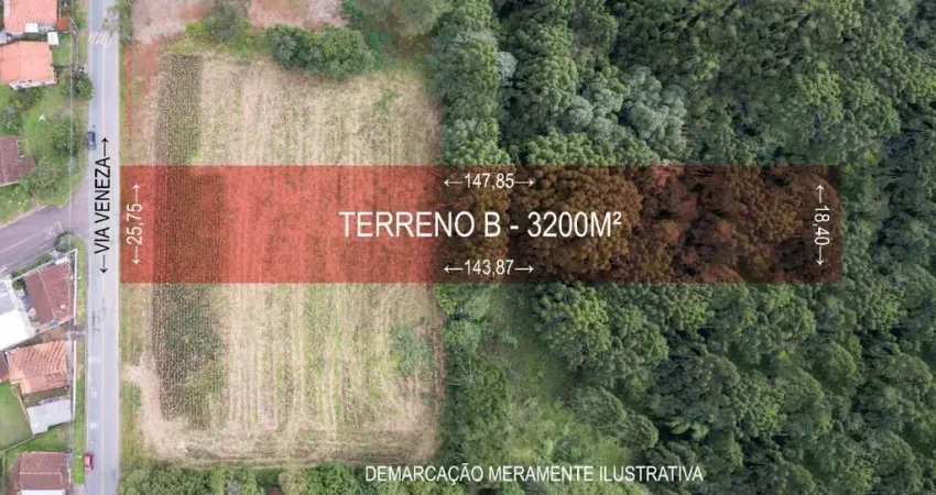 Terreno à venda na Via Veneza, 1, Jardim Padre José de Anchieta, Campo Largo